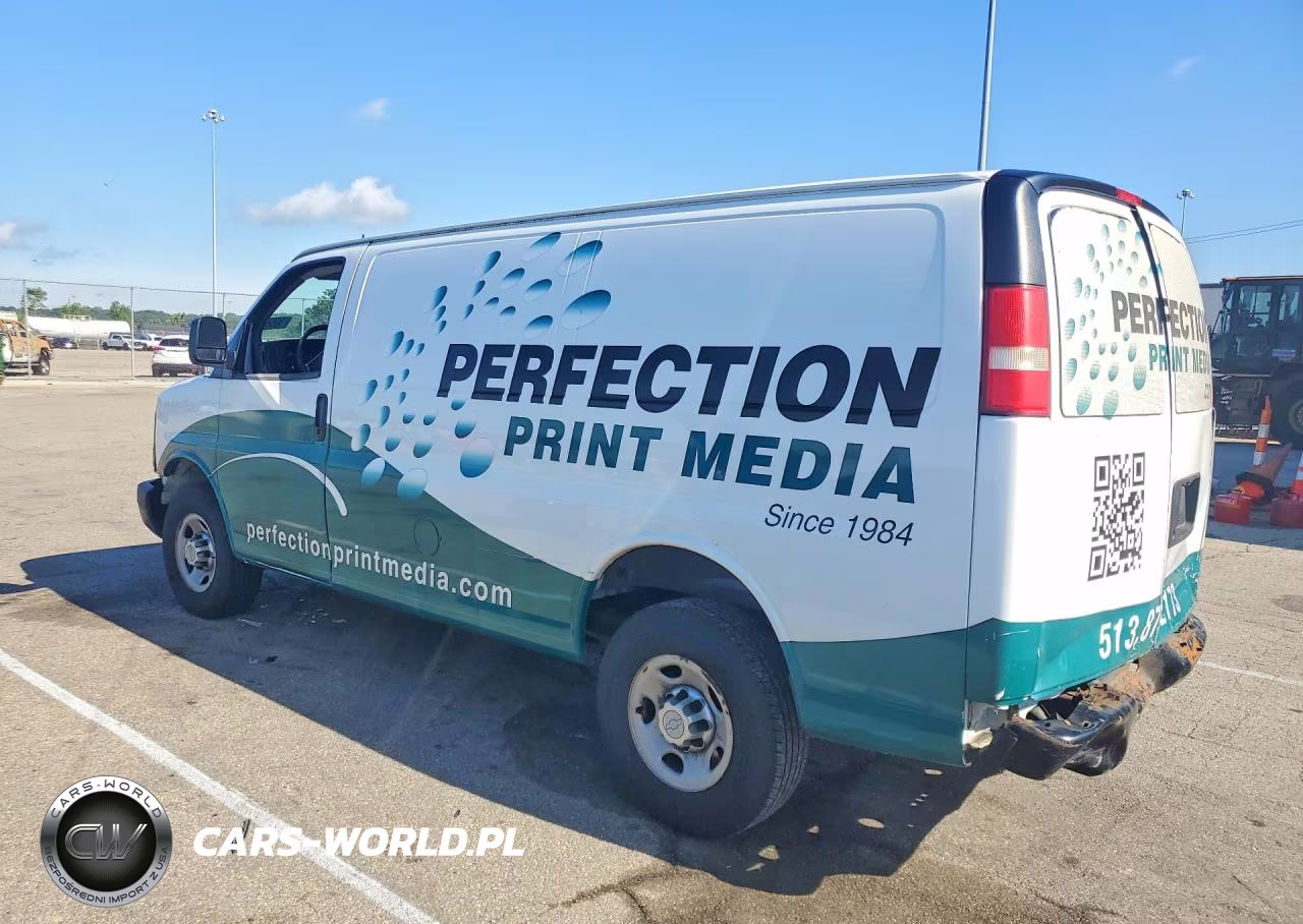 2014 Chevrolet Express 2500 Cargo Delivery Van VIN:1GCWGFFA2E1186988 - 2
