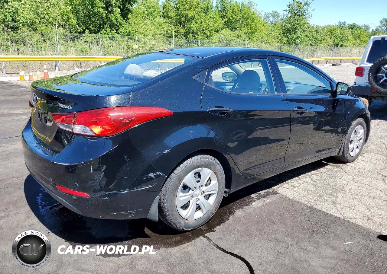2016 Hyundai Elantra Se VIN:5NPDH4AE0GH706460 - 3