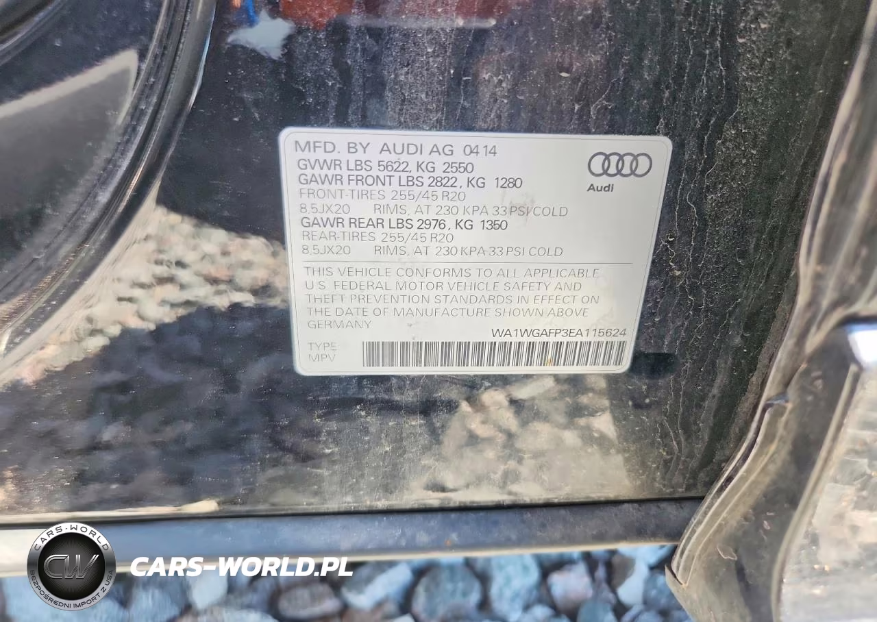 2014 Audi Q5 Prestige VIN:WA1WGAFP3EA115624 - 14
