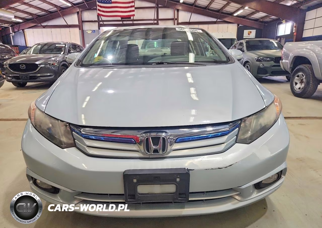 2012 Honda Civic Hybrid L VIN:JHMFB4F31CS006412 - 5