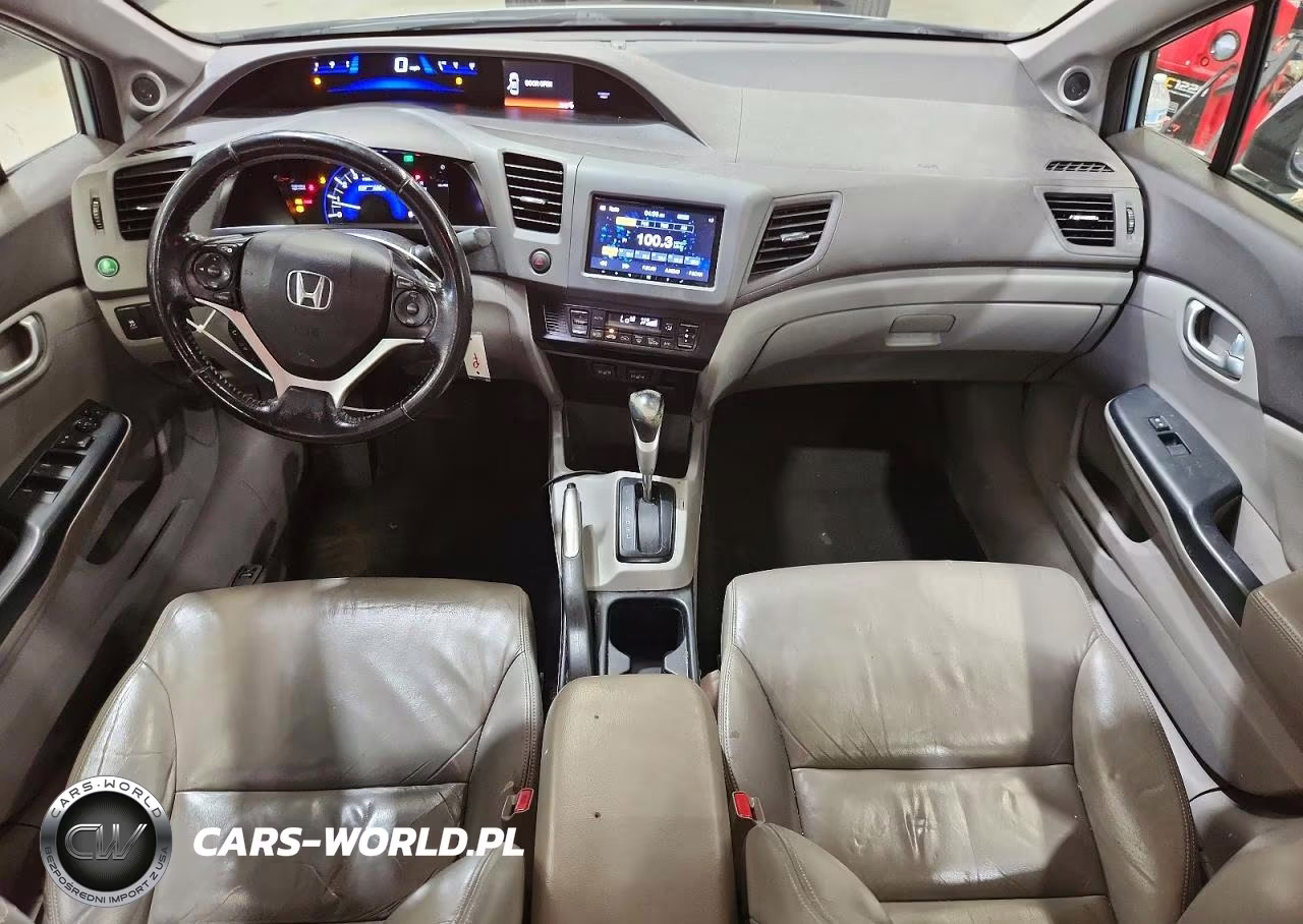 2012 Honda Civic Hybrid L VIN:JHMFB4F31CS006412 - 8
