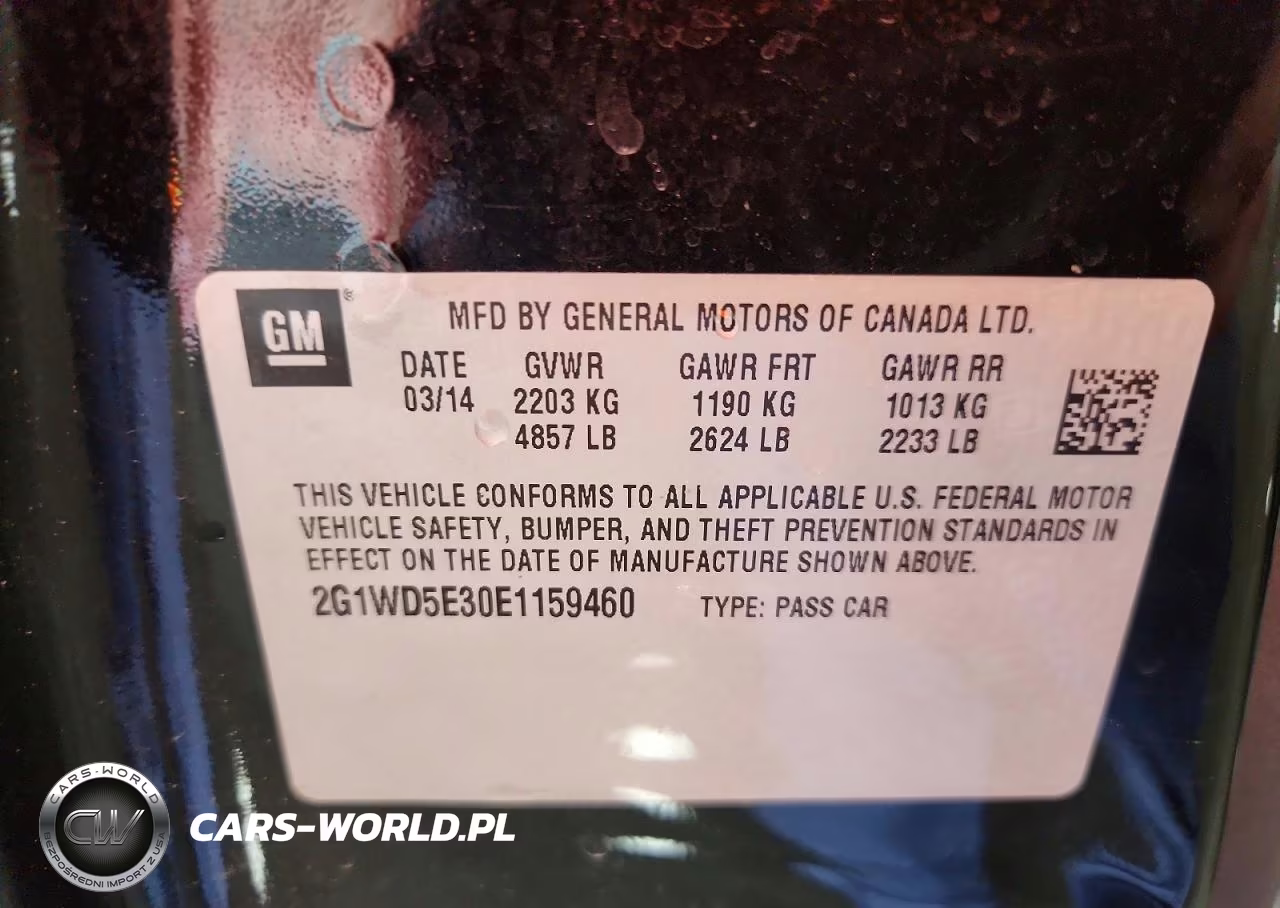 2014 Chevrolet Impala Limited Police VIN:2G1WD5E30E1159460 - 12