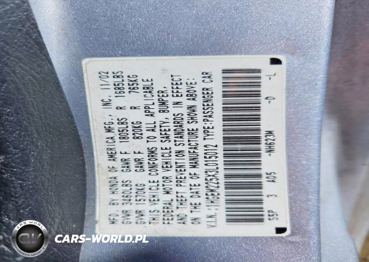 2003 Honda Civic Lx VIN:1HGEM225X3L015012 - 12
