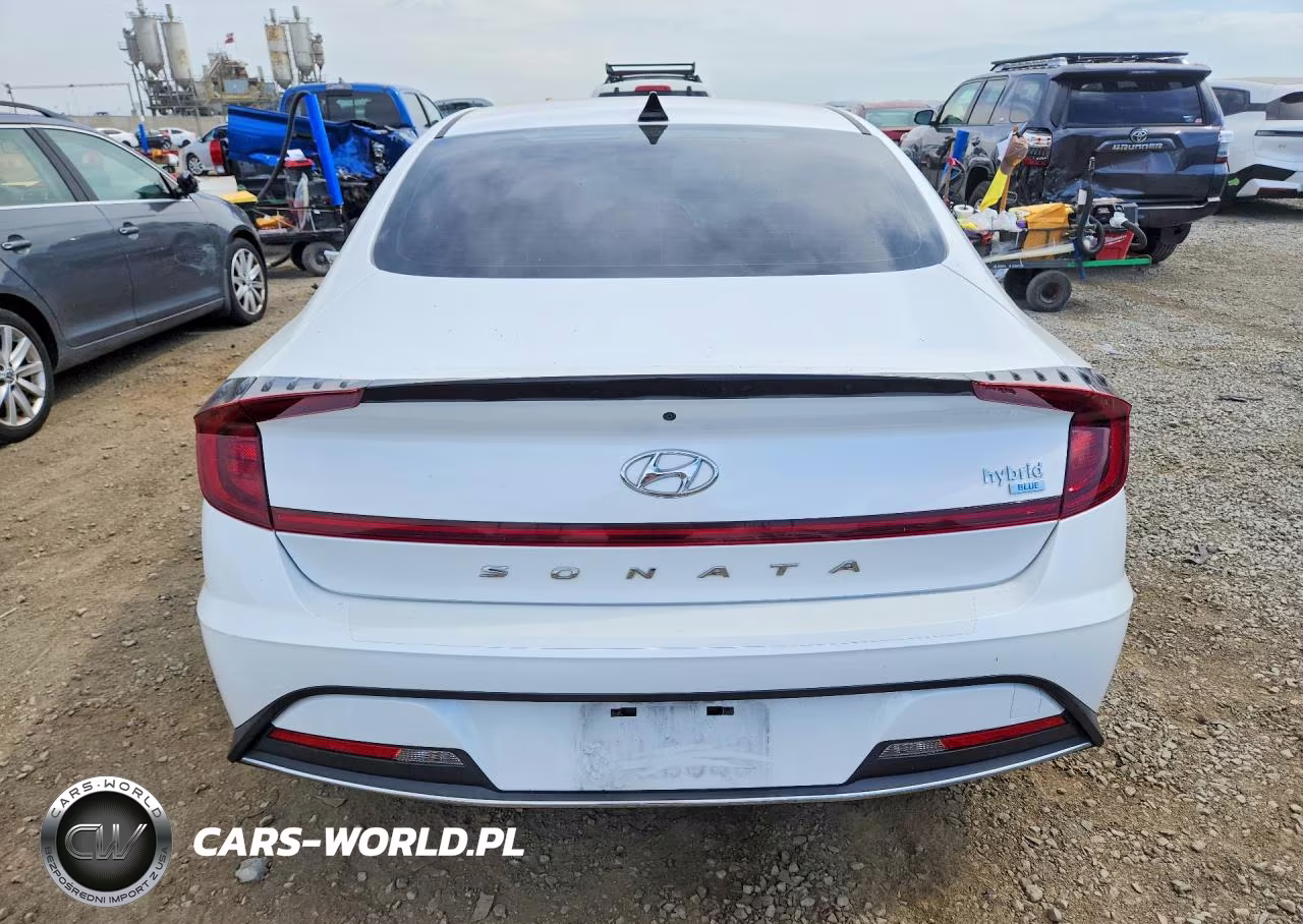 2020 Hyundai Sonata Hybrid Blue VIN:KMHL24JJ5LA009664 - 6