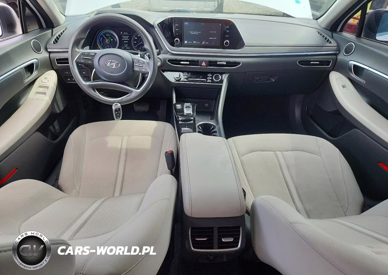 2020 Hyundai Sonata Hybrid Blue VIN:KMHL24JJ5LA009664 - 8