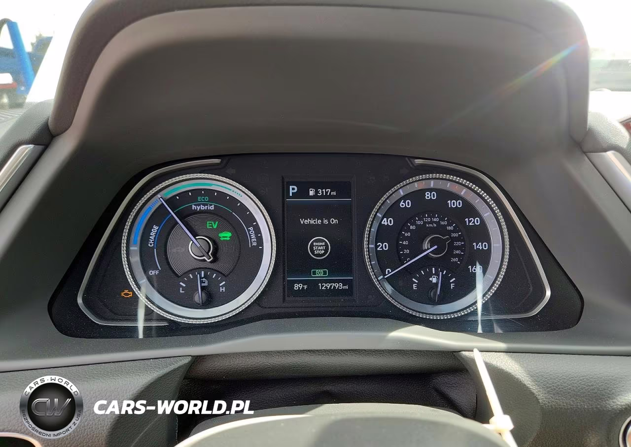 2020 Hyundai Sonata Hybrid Blue VIN:KMHL24JJ5LA009664 - 9