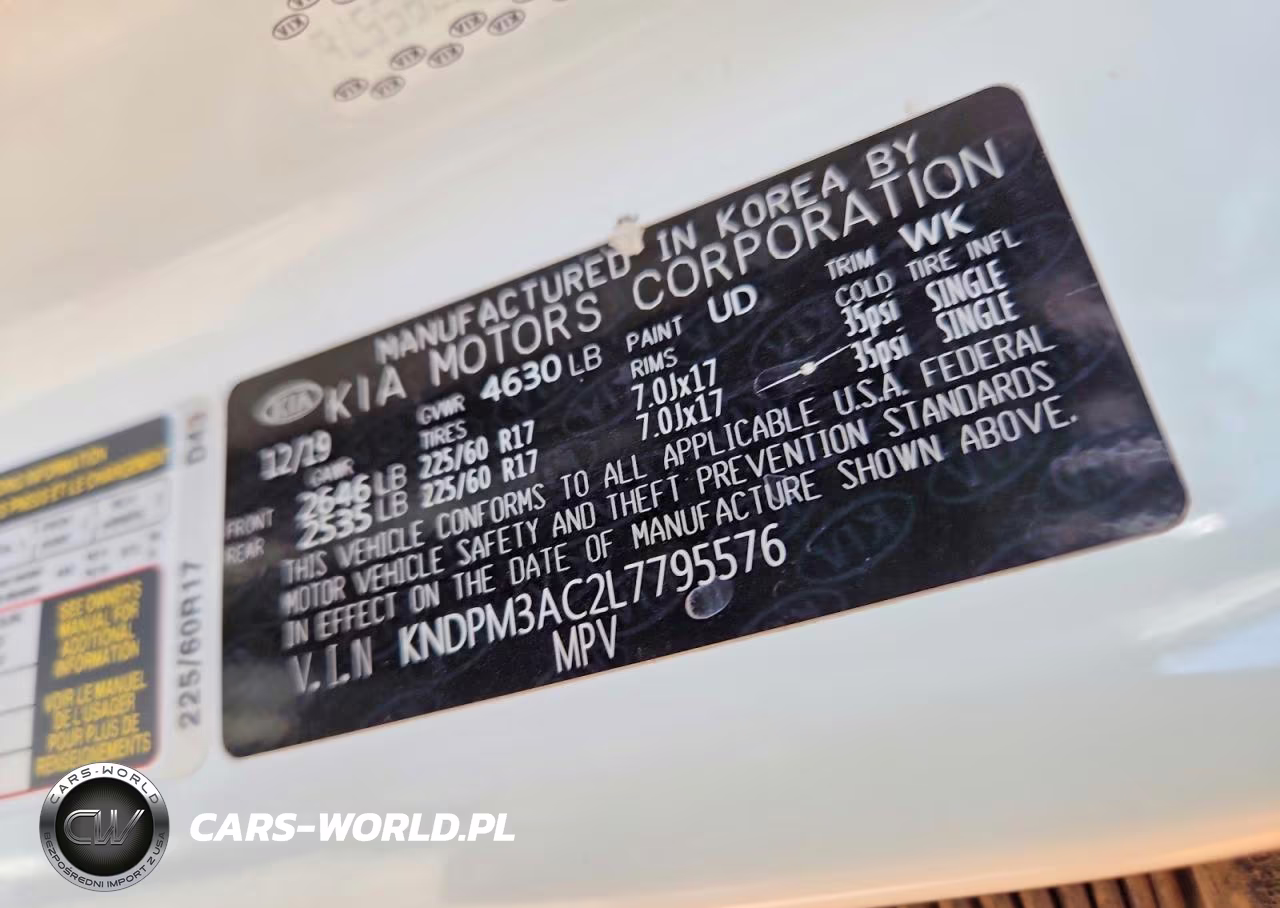 2020 Kia Sportage Lx VIN:KNDPM3AC2L7795576 - 13