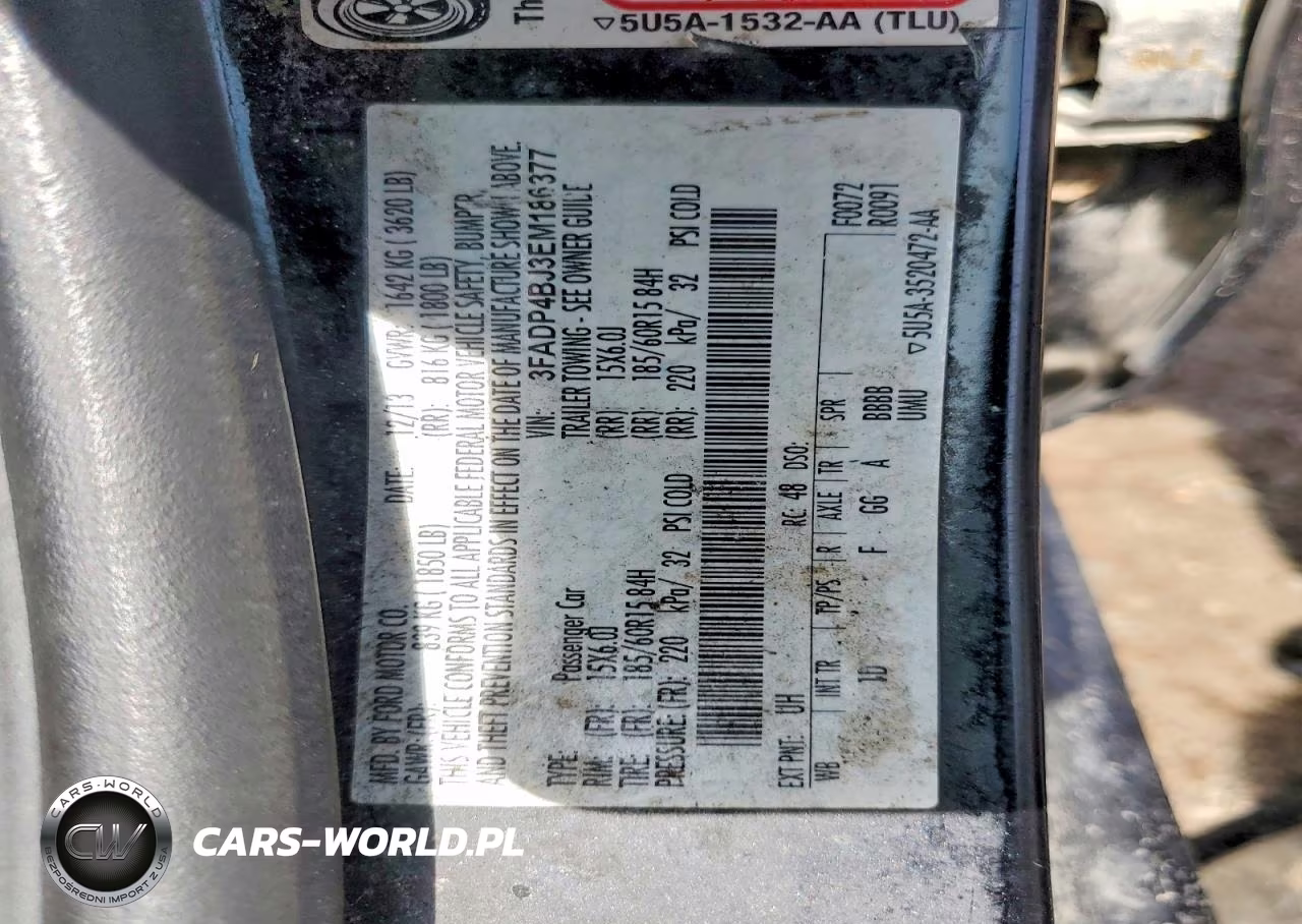 2014 Ford Fiesta Se VIN:3FADP4BJ3EM186377 - 12