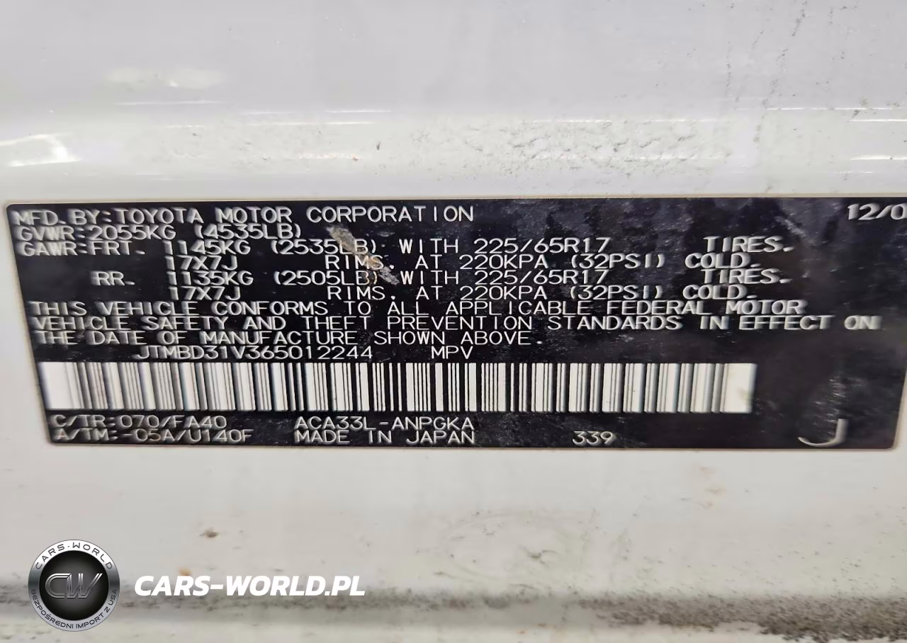 2006 Toyota Rav4 Limited VIN:JTMBD31V365012244 - 13