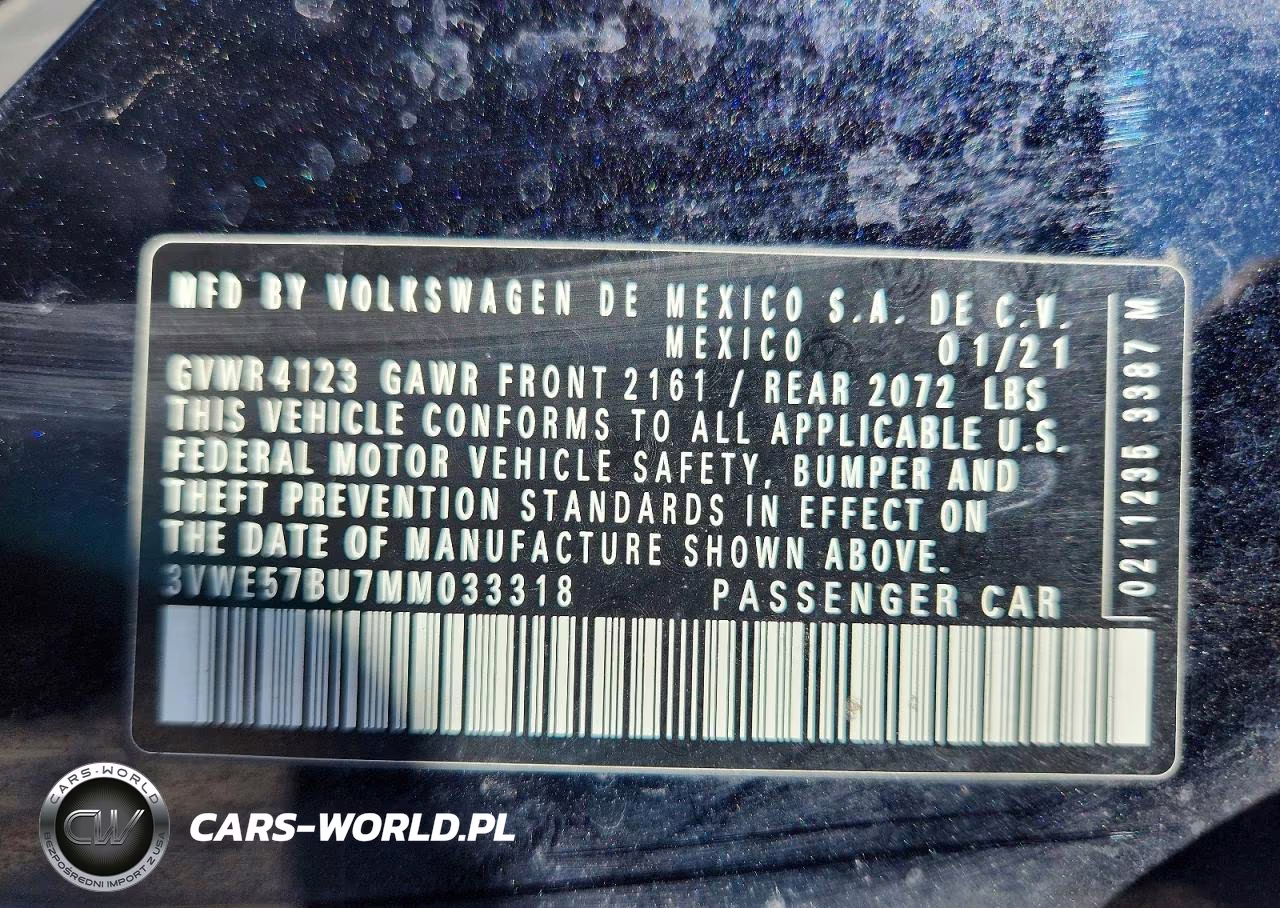 2021 Volkswagen Jetta Sel VIN:3VWE57BU7MM033318 - 13