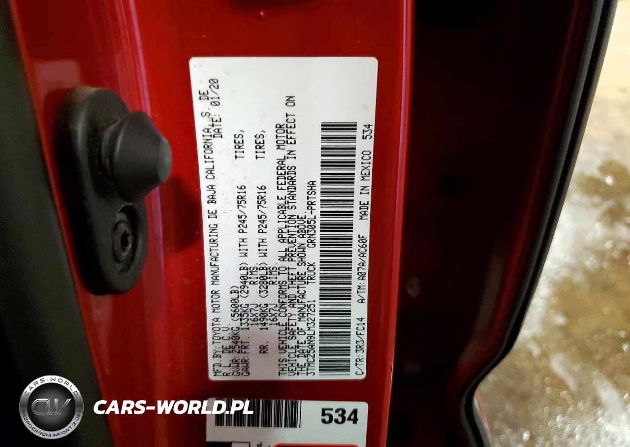 2020 Toyota Tacoma Sr5 V6 VIN:3TMCZ5AN9LM327251 - 12