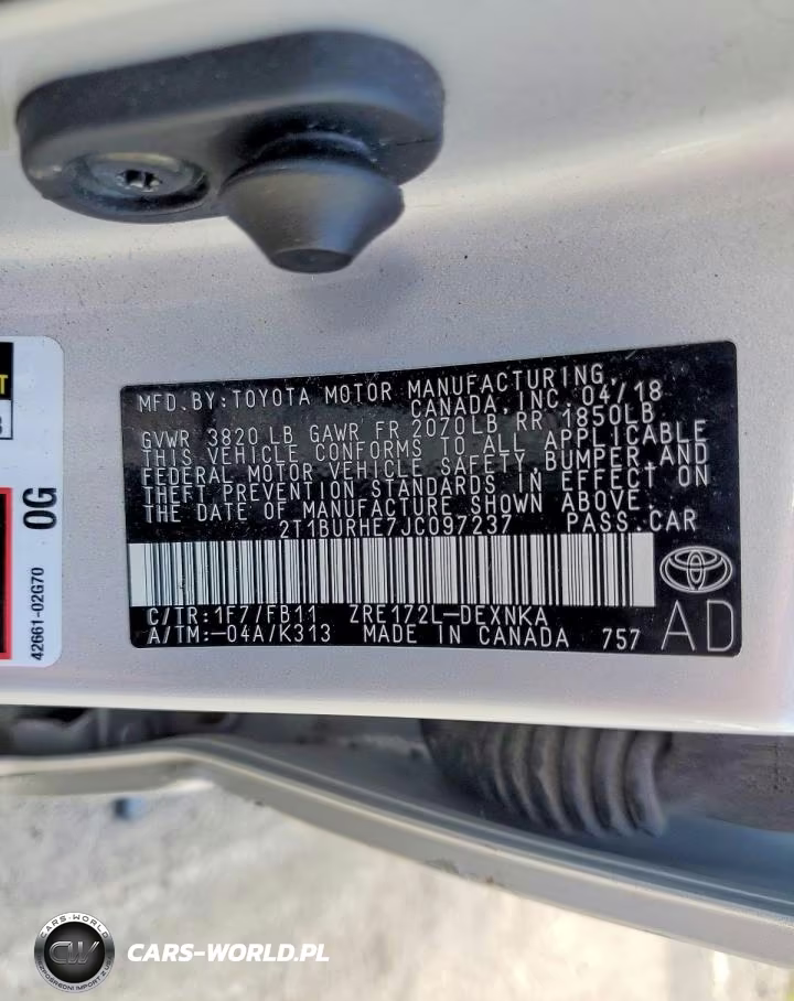 2018 Toyota Corolla Le VIN:2T1BURHE7JC097237 - 12