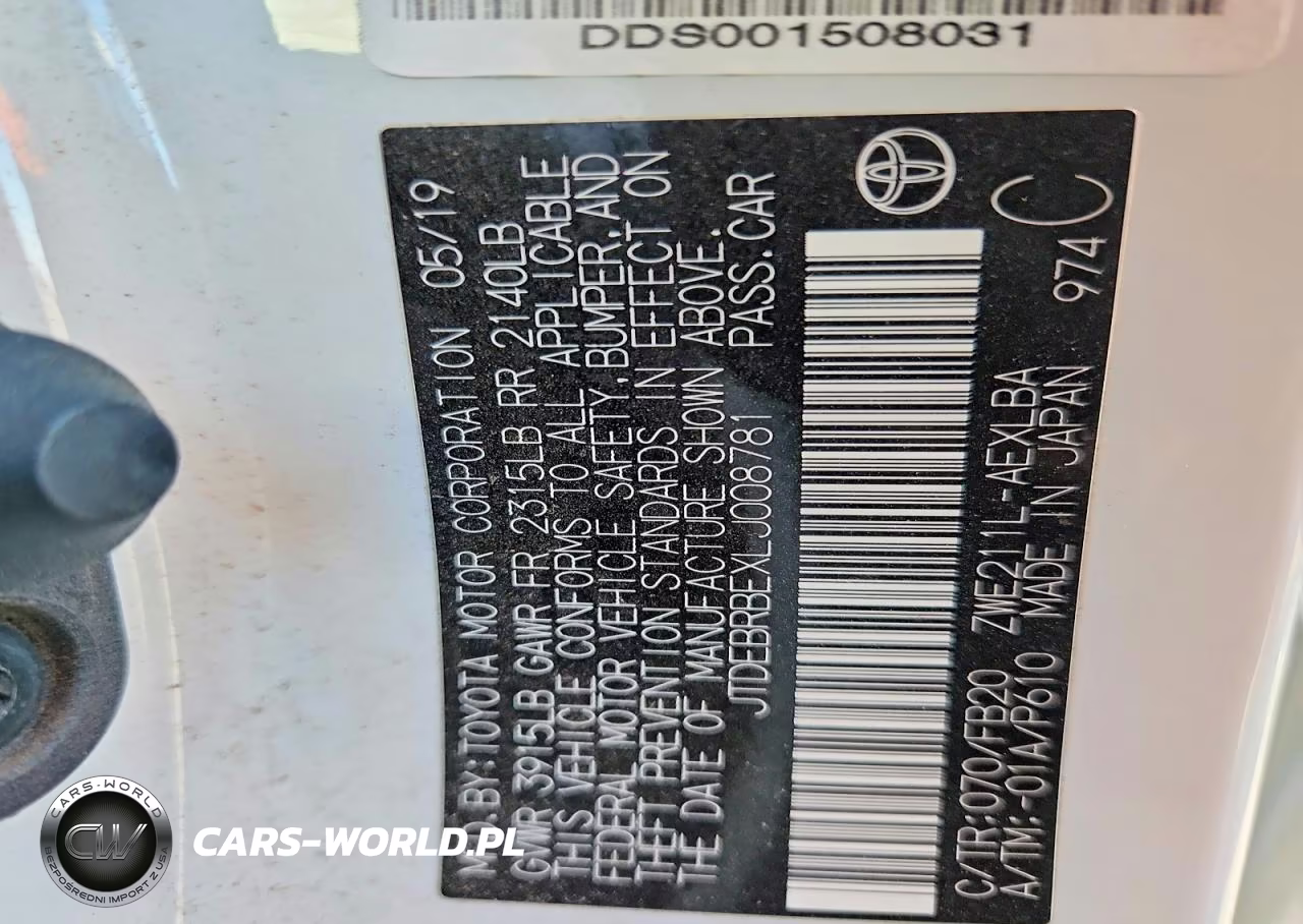 2020 Toyota Corolla Le VIN:JTDEBRBEXLJ008781 - 13