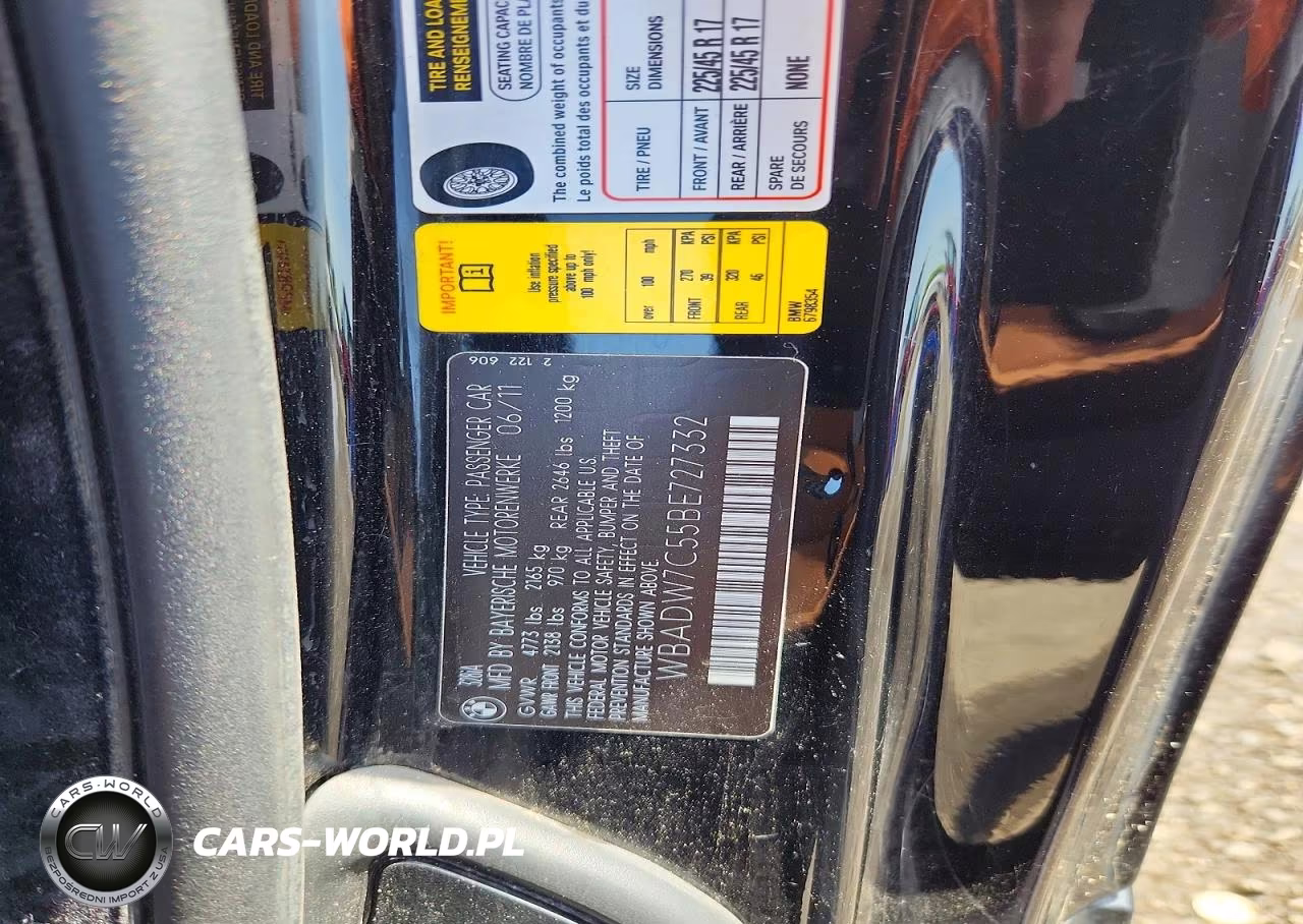 2011 BMW 328 I Sulev VIN:WBADW7C55BE727332 - 12