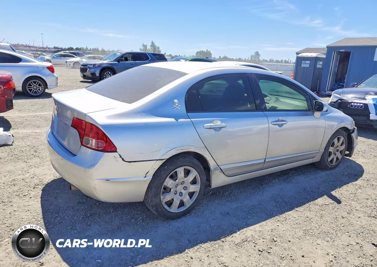 2008 Honda Civic Lx VIN:2HGFA16528H302012 - 3