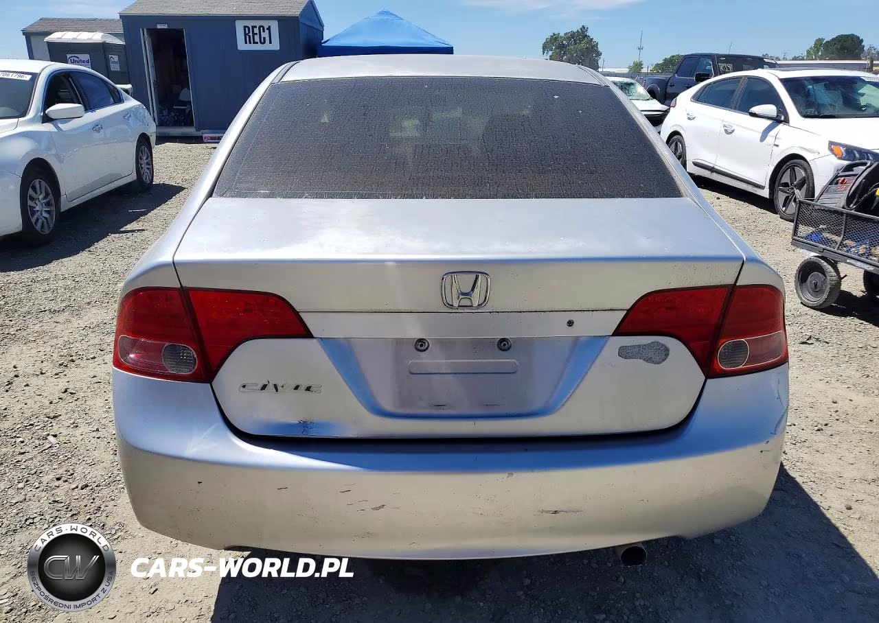 2008 Honda Civic Lx VIN:2HGFA16528H302012 - 6