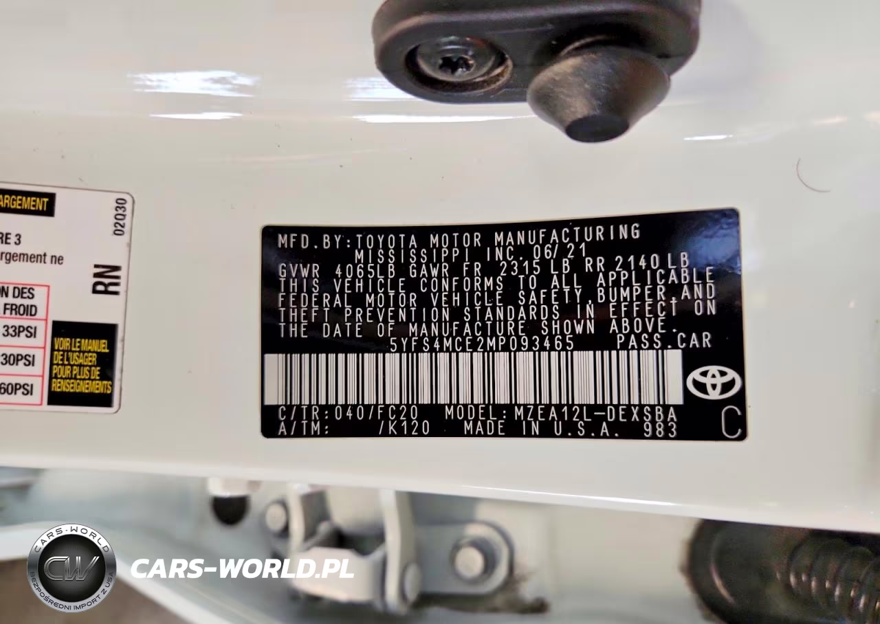 2021 Toyota Corolla Se VIN:5YFS4MCE2MP093465 - 12