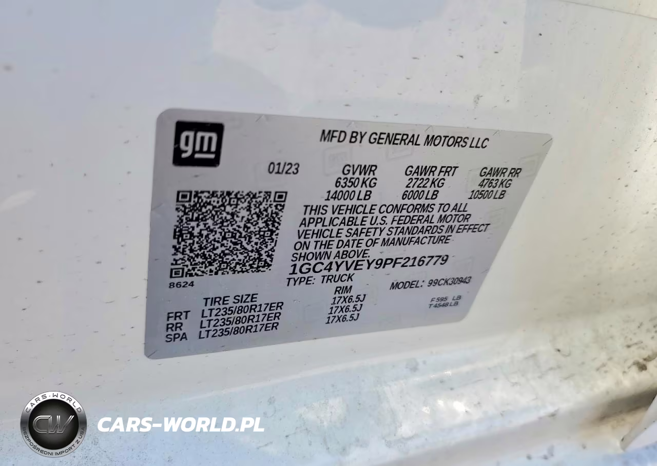 2023 Chevrolet Silverado K3500 High Country VIN:1GC4YVEY9PF216779 - 12