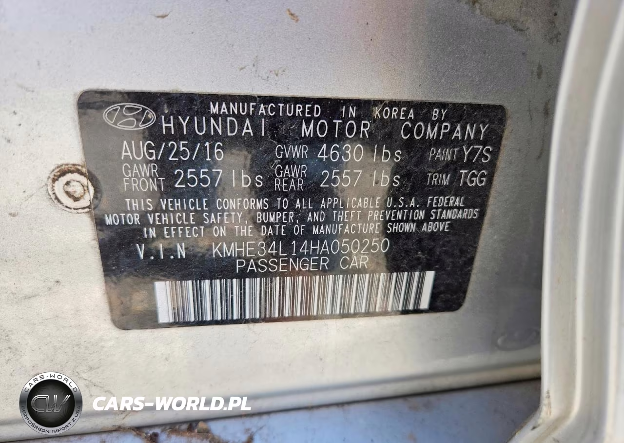 2017 Hyundai Sonata Hybrid Limited VIN:KMHE34L14HA050250 - 12