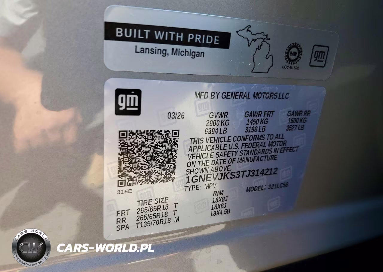 2026 Chevrolet Traverse Z71 VIN:1GNEVJKS3TJ314212 - 13