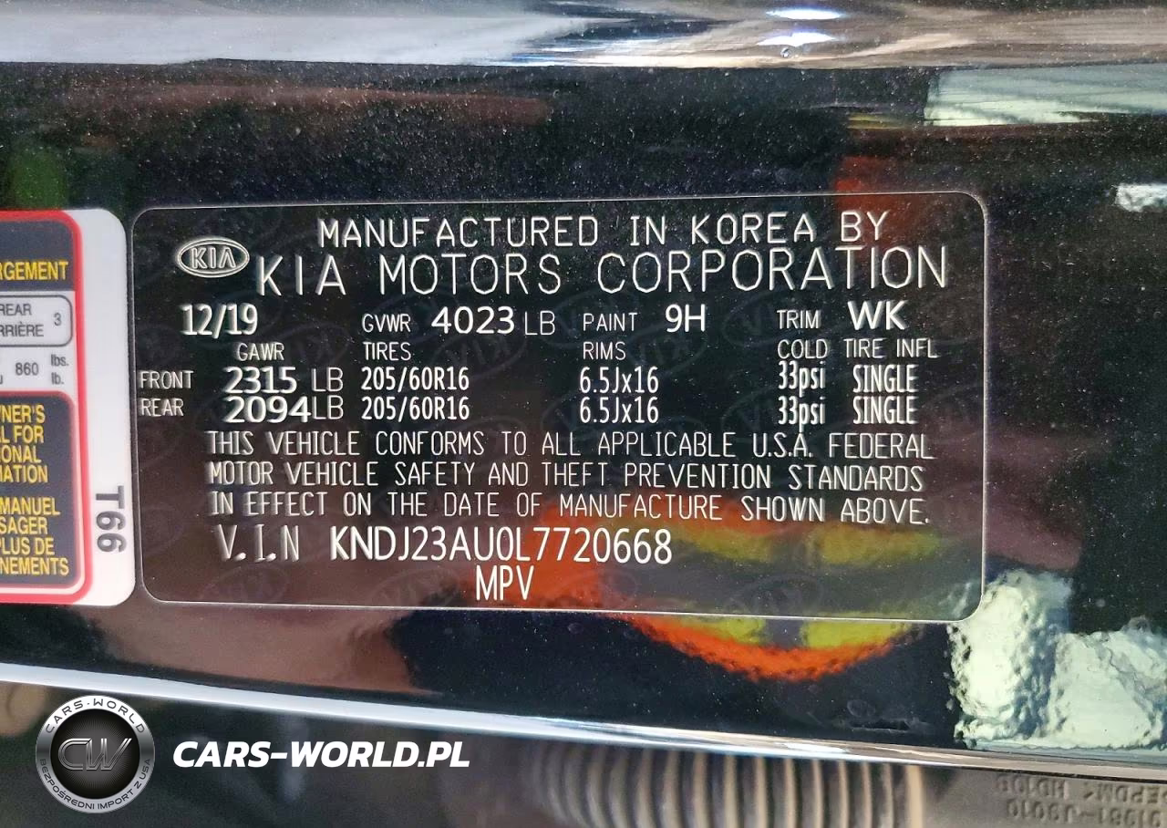 2020 Kia Soul S VIN:KNDJ23AU0L7720668 - 12