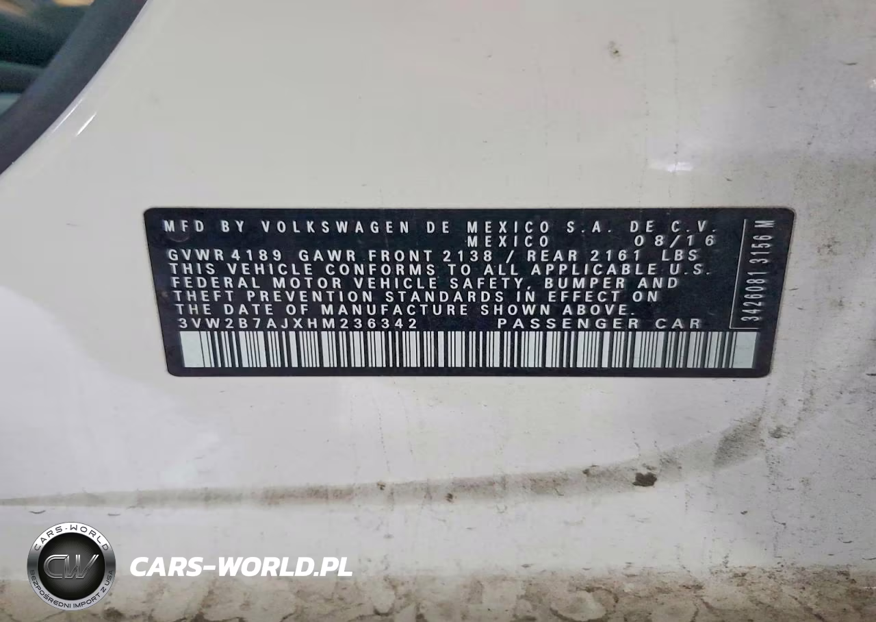 2017 Volkswagen Jetta S VIN:3VW2B7AJXHM236342 - 13