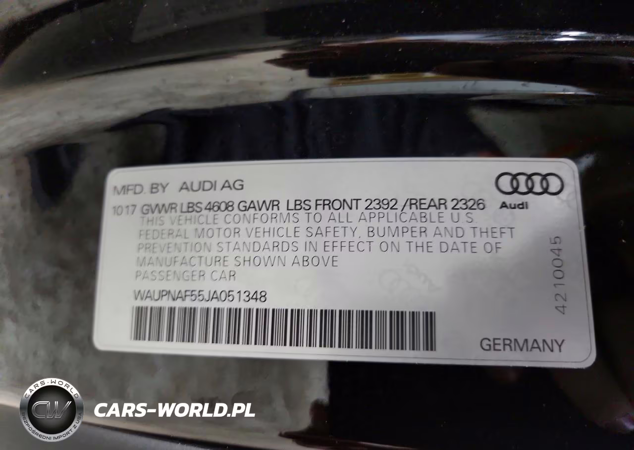 2018 Audi A5 Premium Plus VIN:WAUPNAF55JA051348 - 12