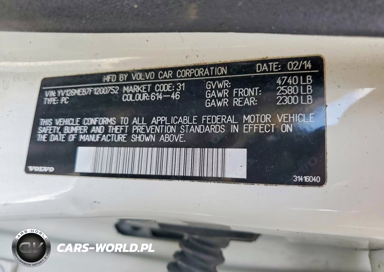 2015 Volvo V60 Premier VIN:YV126MEB7F1200752 - 12