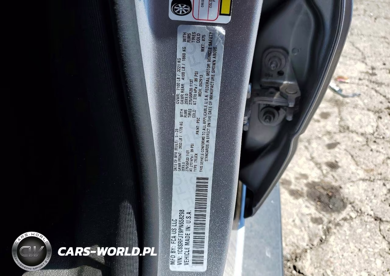 2023 Ram 1500 Laramie VIN:1C6SRFJT9PN658298 - 12