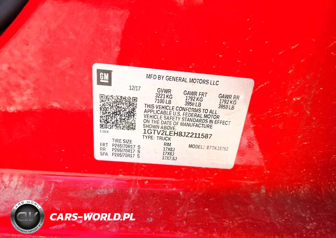 2018 GMC Sierra1500 VIN:1GTV2LEH8JZ211587 - 12