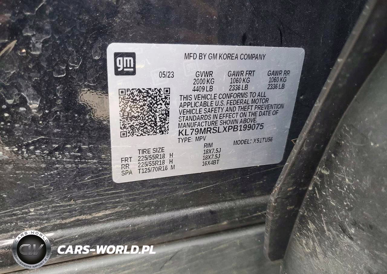 2023 Chevrolet Trailblazer Lt VIN:KL79MRSLXPB199075 - 13