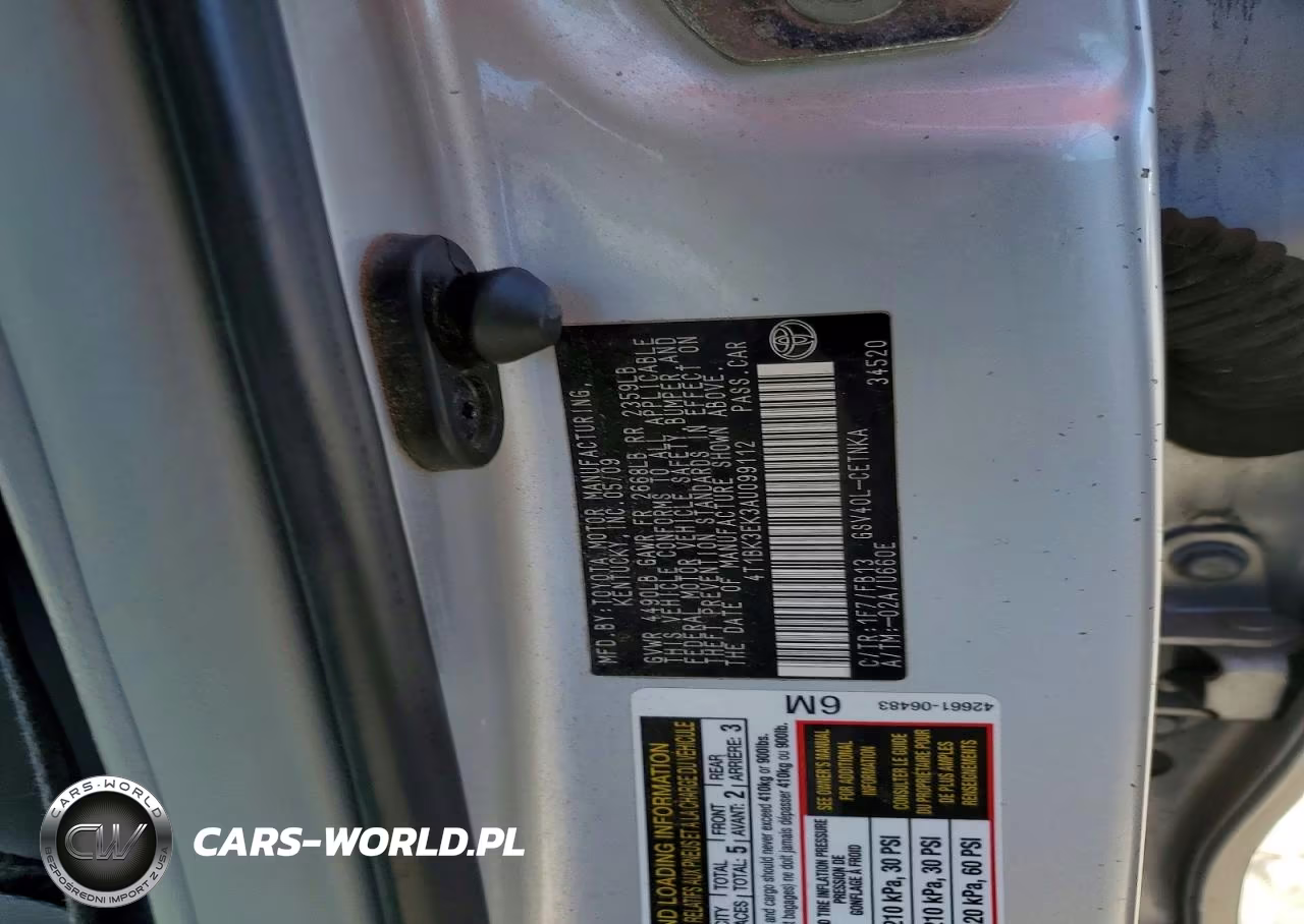 2010 Toyota Camry Le V6 VIN:4T1BK3EK3AU099112 - 12