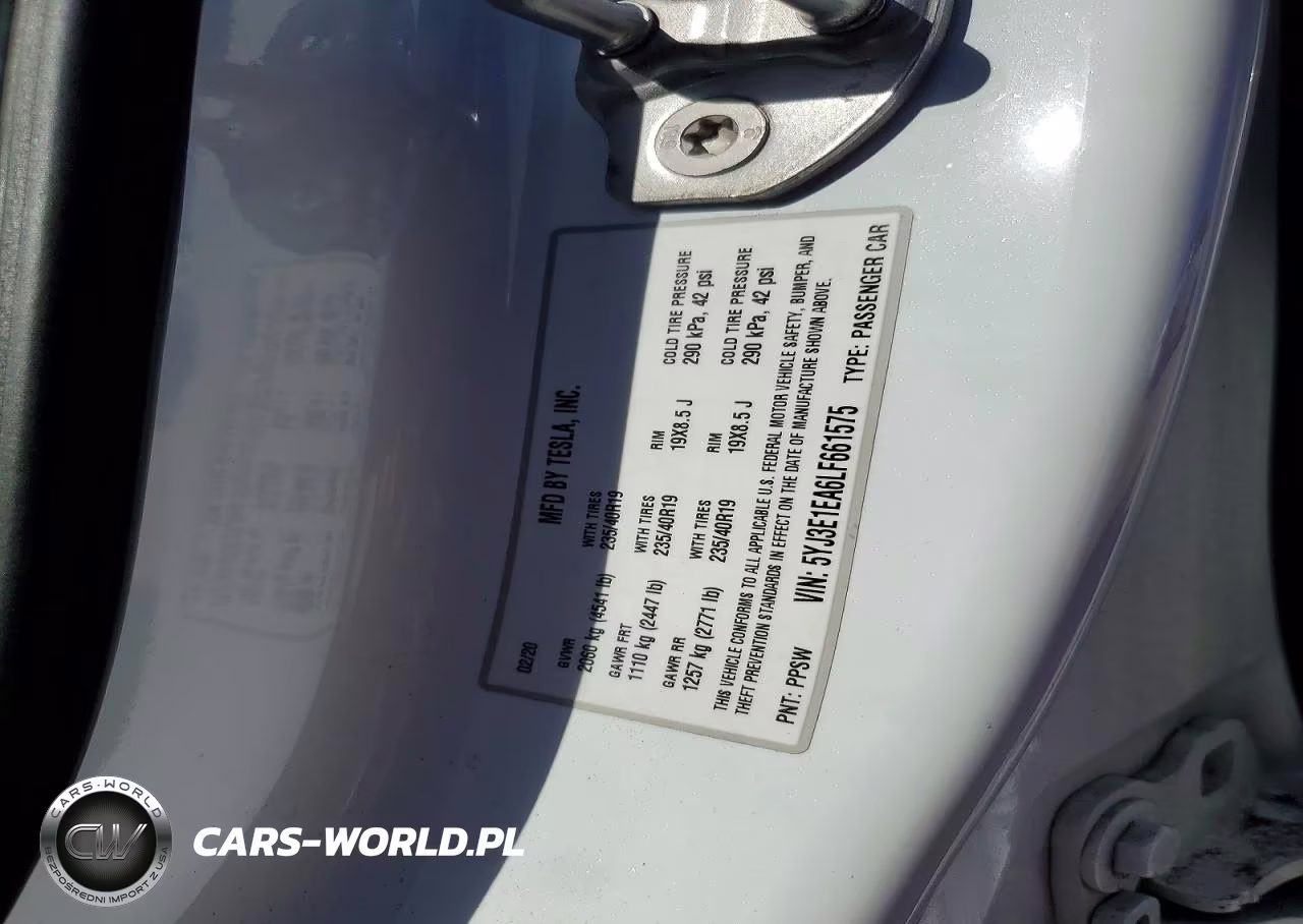 2020 Tesla Model 3 VIN:5YJ3E1EA6LF661575 - 12
