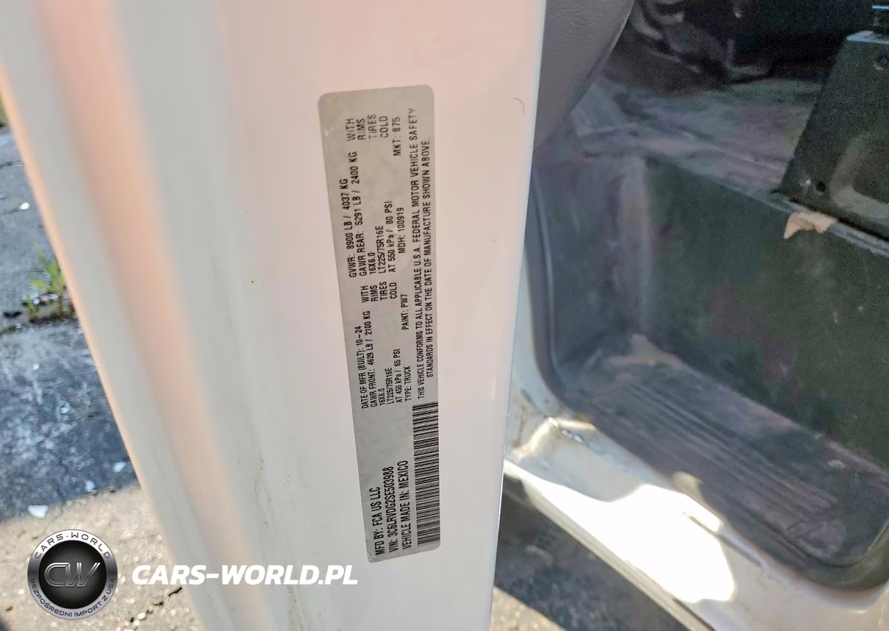 2025 Ram Promaster 2500 2500 High VIN:3C6LRVDG2SE503988 - 13