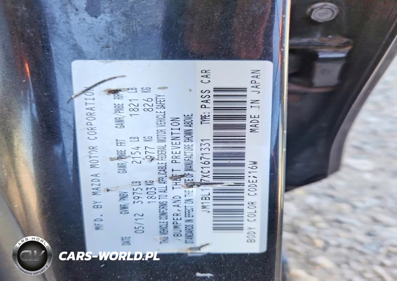 2012 Mazda 3 I VIN:JM1BL1W7XC1671331 - 12