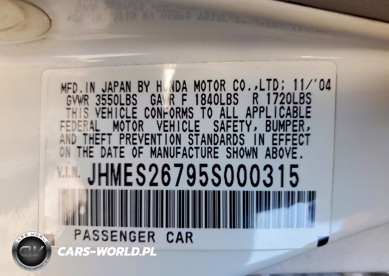 2005 Honda Civic Ex VIN:JHMES26795S000315 - 12