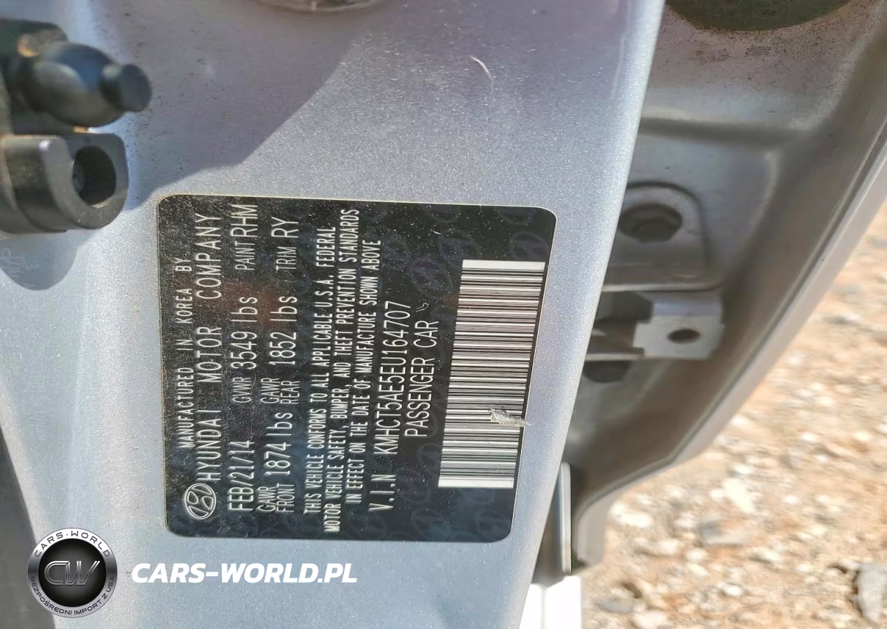 2014 Hyundai Accent Gls VIN:KMHCT5AE5EU164707 - 12