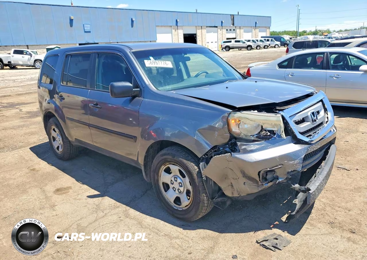 2010 Honda Pilot Lx VIN:5FNYF4H28AB019557 - 4