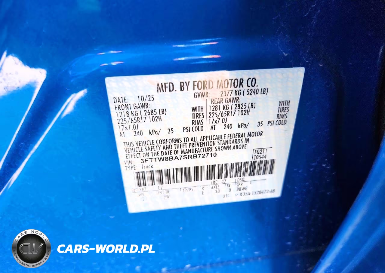 2025 Ford Maverick Xl VIN:3FTTW8BA7SRB72710 - 12