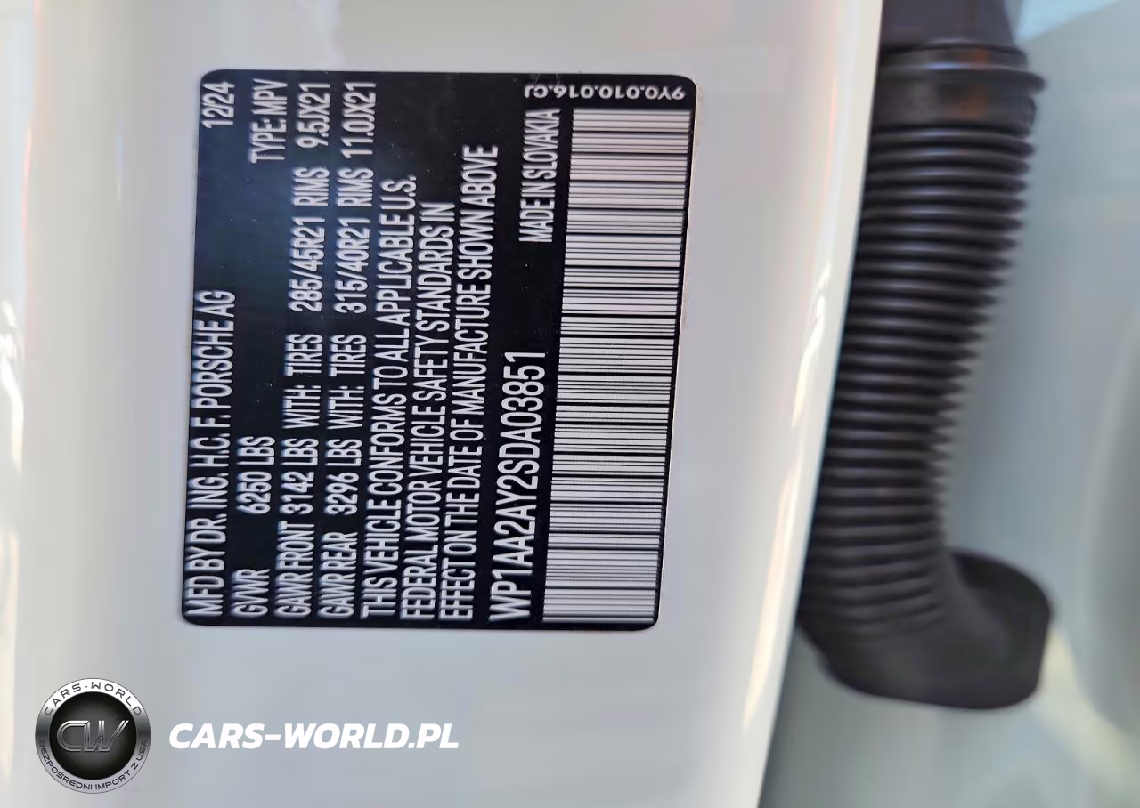 2025 Porsche Cayenne VIN:WP1AA2AY2SDA03851 - 13
