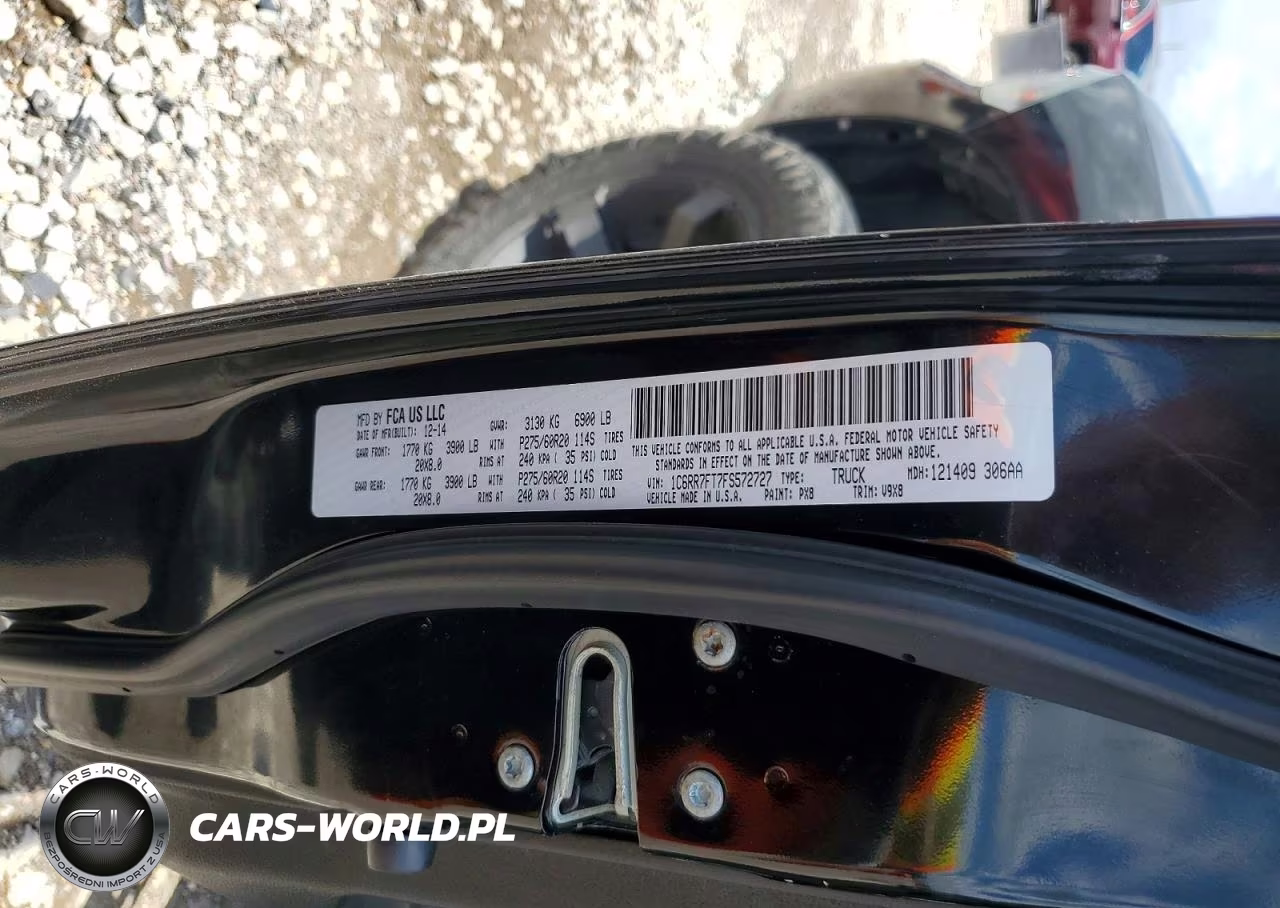 2015 Ram 1500 St VIN:1C6RR7FT7FS572727 - 12