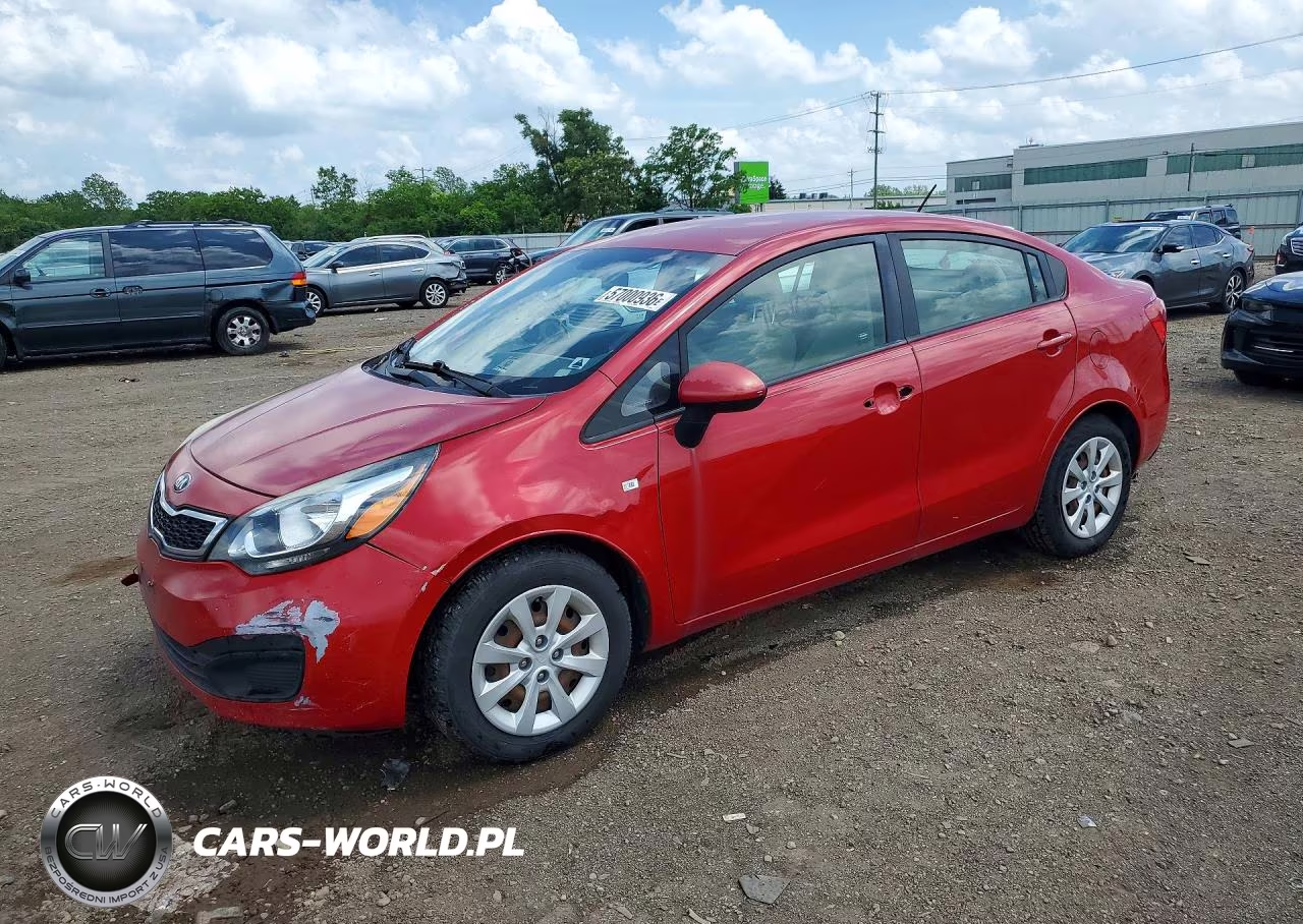 2013 Kia Rio Lx VIN:KNADM4A38D6153599 - 1