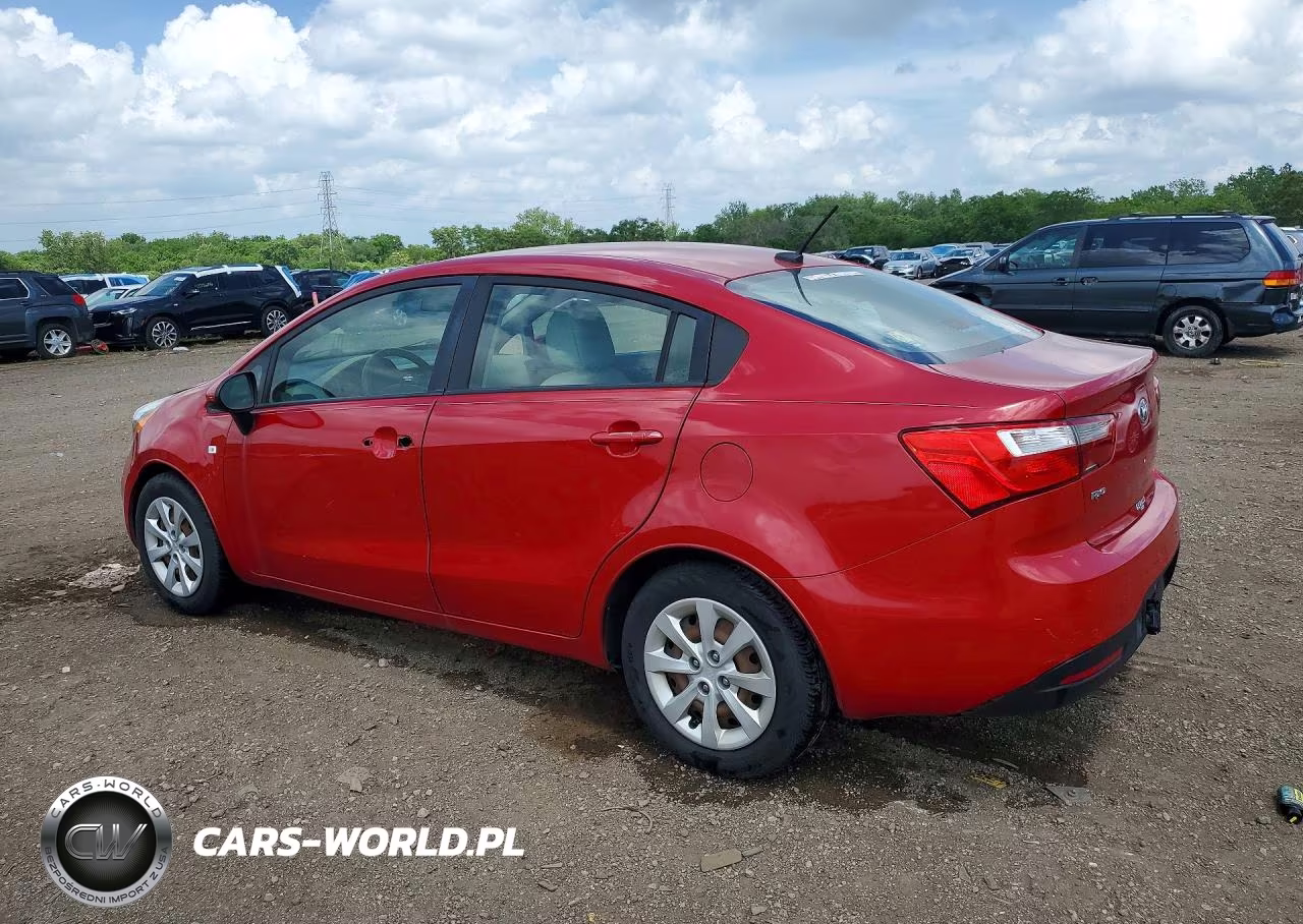 2013 Kia Rio Lx VIN:KNADM4A38D6153599 - 2