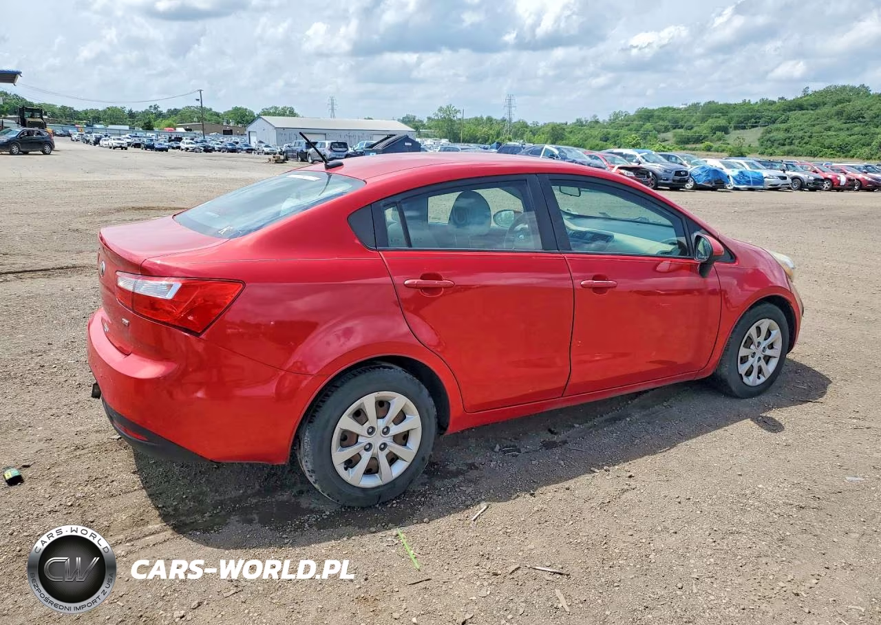 2013 Kia Rio Lx VIN:KNADM4A38D6153599 - 3