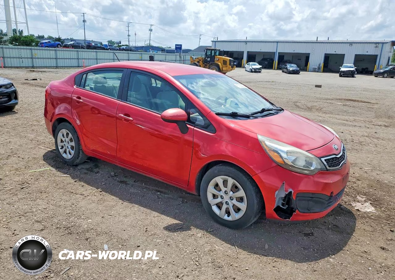 2013 Kia Rio Lx VIN:KNADM4A38D6153599 - 4