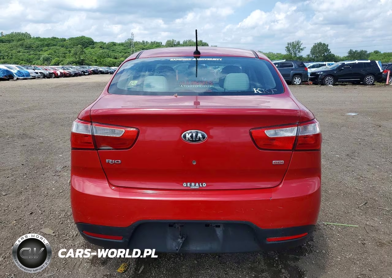 2013 Kia Rio Lx VIN:KNADM4A38D6153599 - 6