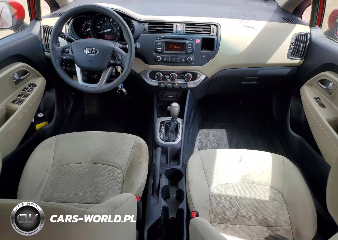 2013 Kia Rio Lx VIN:KNADM4A38D6153599 - 8