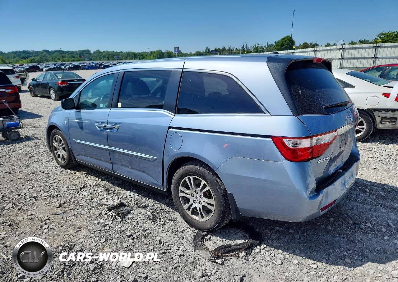 2012 Honda Odyssey Exl VIN:5FNRL5H66CB072301 - 2