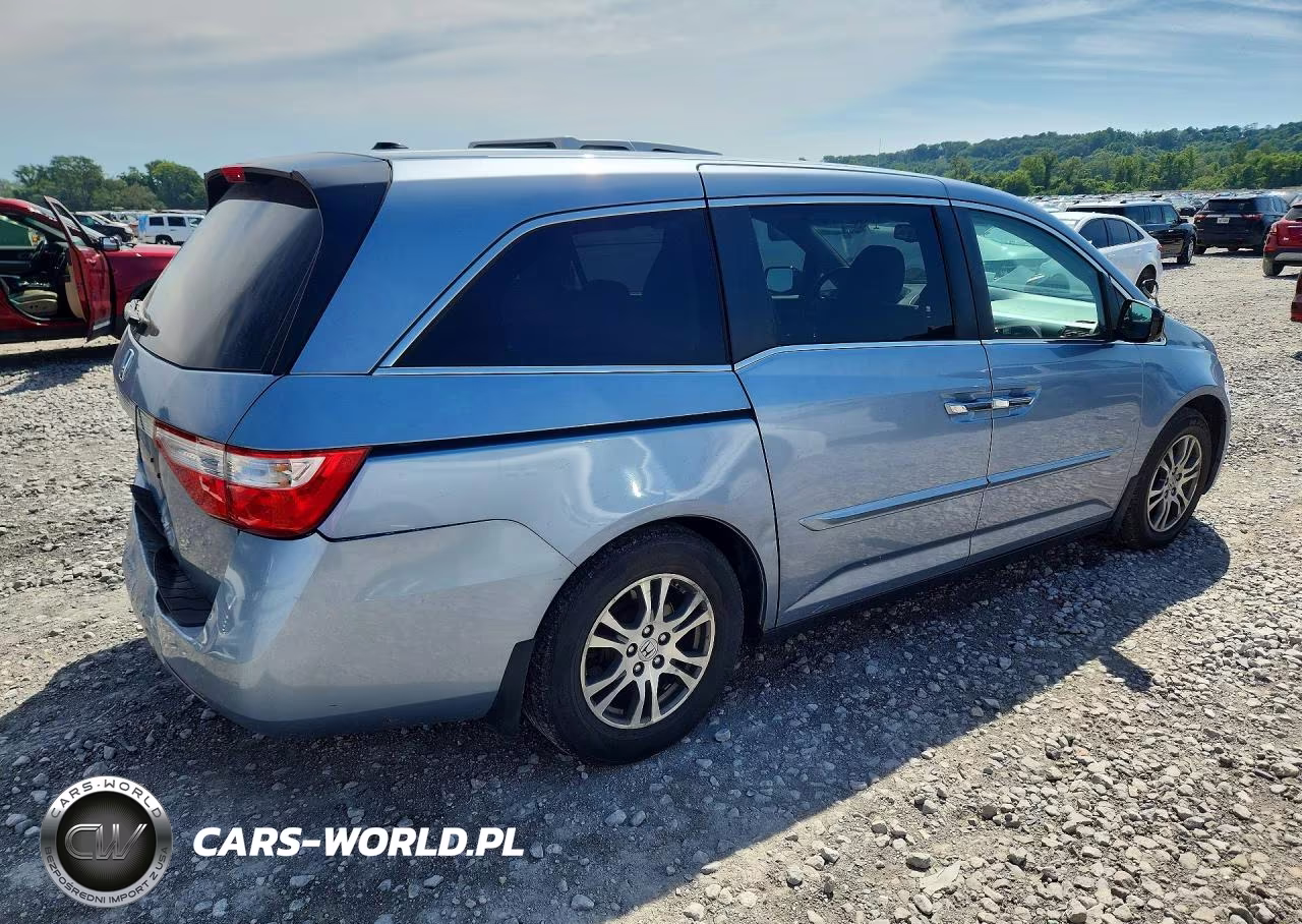 2012 Honda Odyssey Exl VIN:5FNRL5H66CB072301 - 3