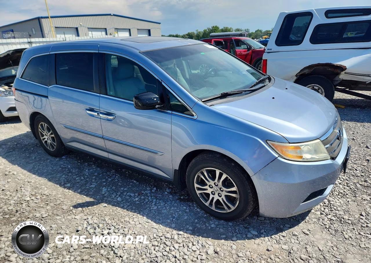 2012 Honda Odyssey Exl VIN:5FNRL5H66CB072301 - 4